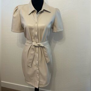 Bishop + Young leather dress.